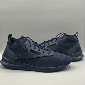 Reebok Zoku Runner Ultraknit Navy Blue Slip On Shoes - Mens Size 11 (BS9115)
